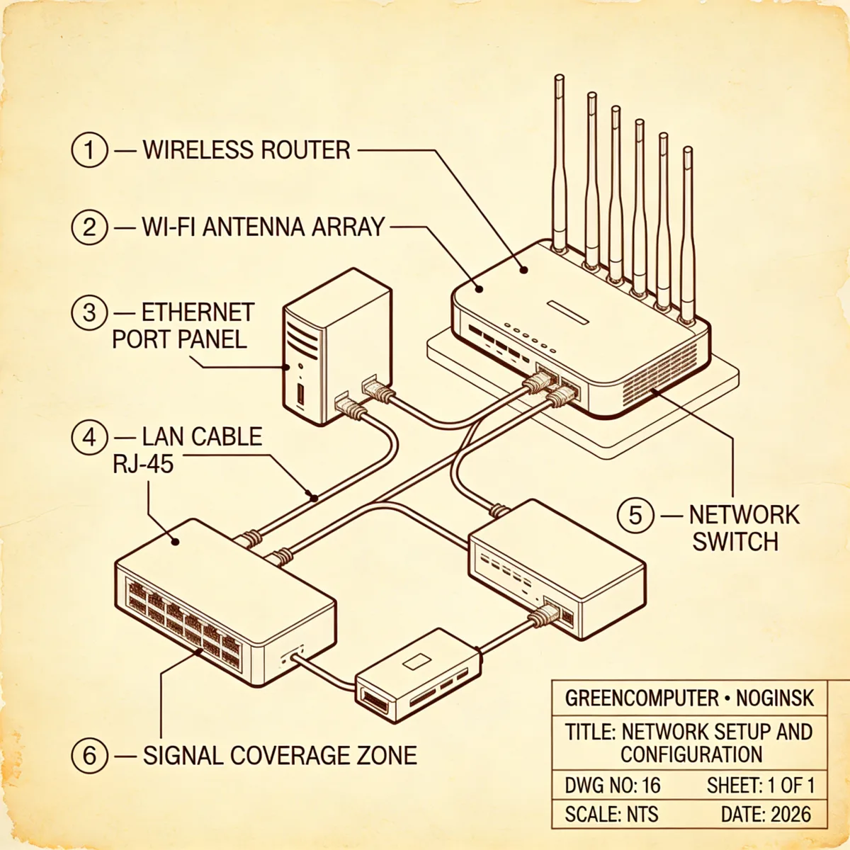 Настройка роутера и Wi-Fi в Ногинске — сетевое оборудование в разборе